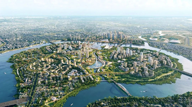 SOM贏得越南平貴-清多（Binh Quoi - Thanh Da)半島國際規(guī)劃和建筑設(shè)計競賽第一名