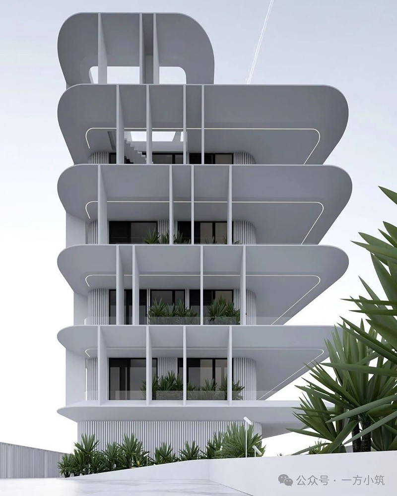 超有設(shè)計(jì)感的多層住宅合集
